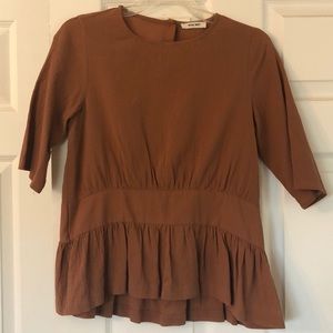 Roolee Peplum Top S